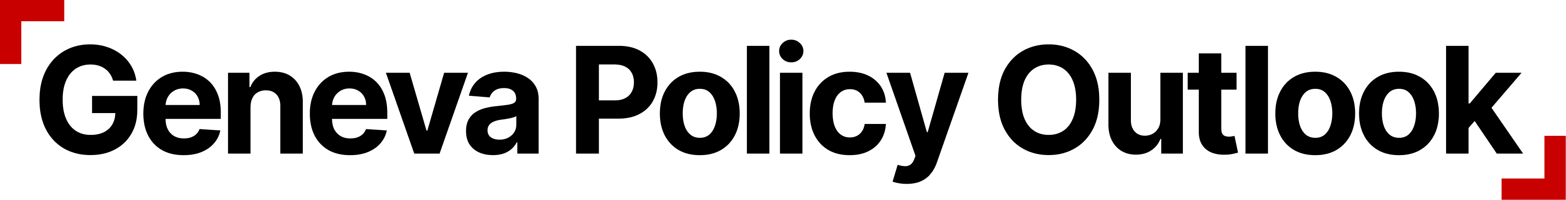 Geneva Policy Outlook